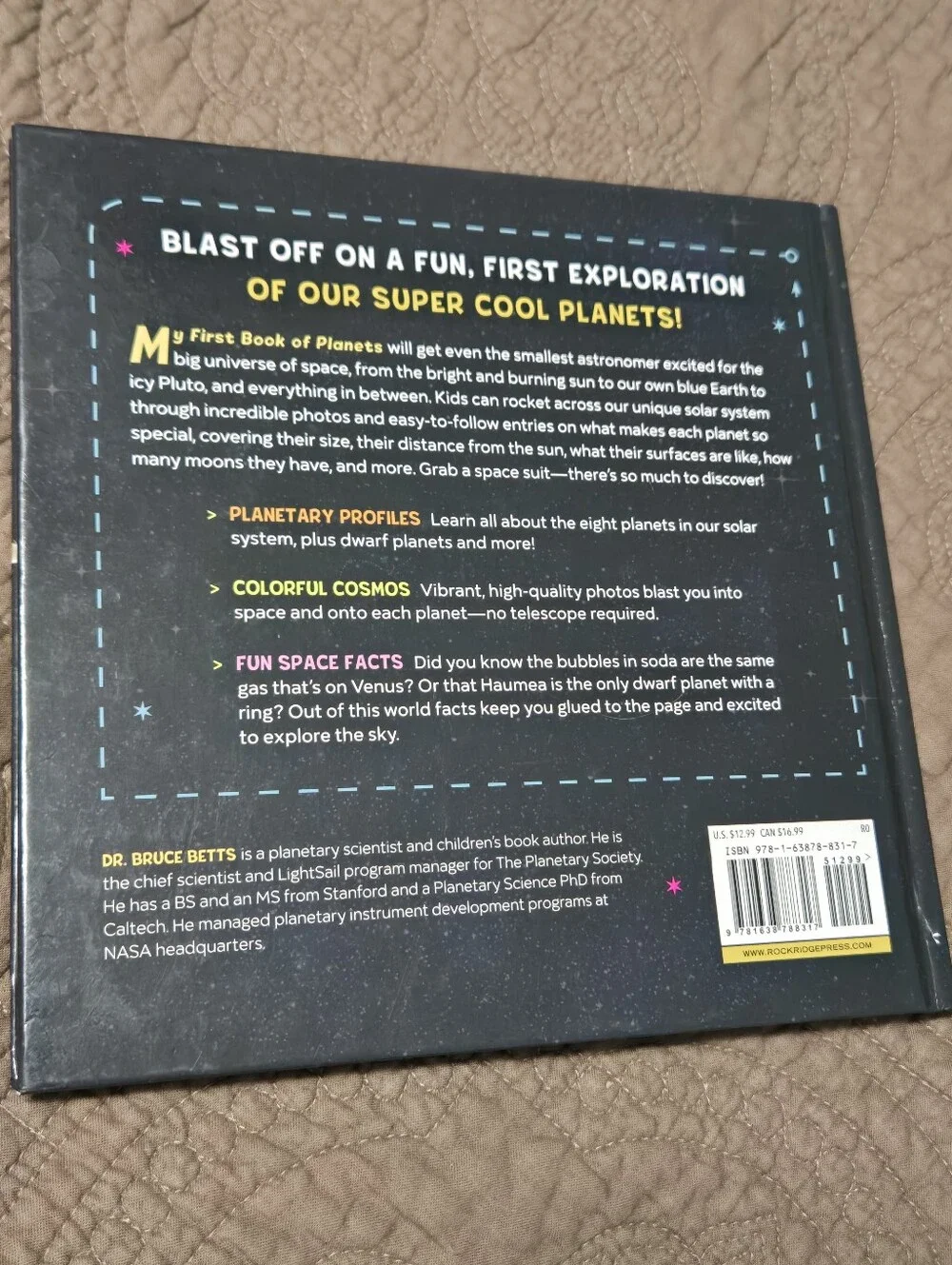 My First Book Of Planets Kids Book, All About The Solar System